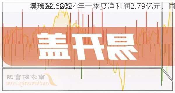 奥瑞金：2024年一季度净利润2.79亿元，同
增长32.68%