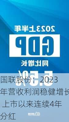 国联股份：2023年营收利润稳健增长 上市以来连续4年分红