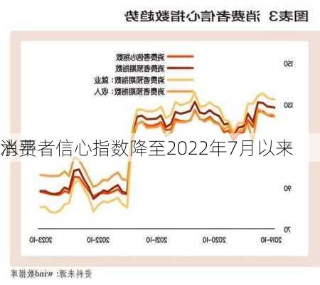 
消费者信心指数降至2022年7月以来
水平