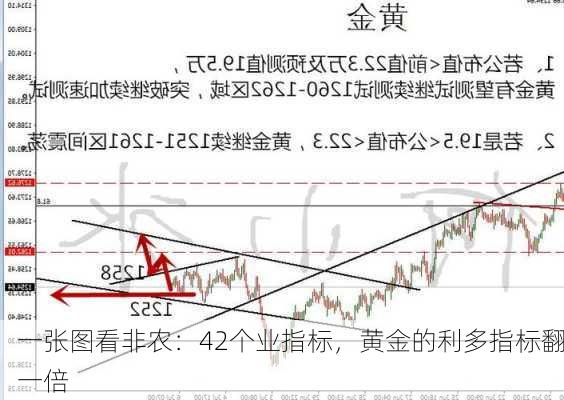 一张图看非农：42个业指标，黄金的利多指标翻一倍