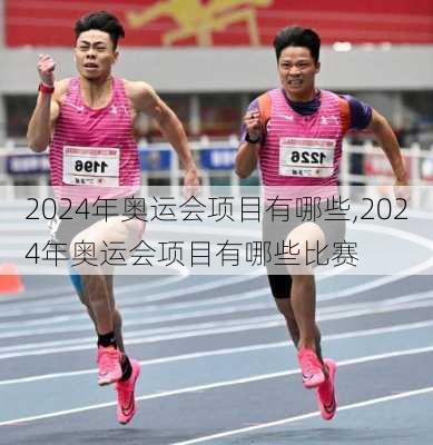 2024年奥运会项目有哪些,2024年奥运会项目有哪些比赛