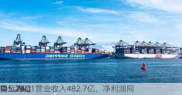 中远海运
口：24Q1营业收入482.7亿，净利润同
降5.2%