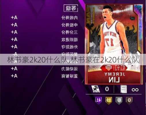 林书豪2k20什么队,林书豪在2k20什么队