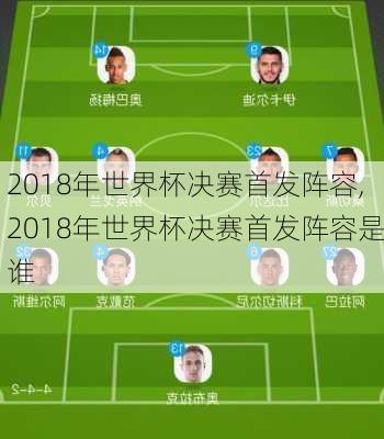 2018年世界杯决赛首发阵容,2018年世界杯决赛首发阵容是谁