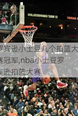 罗宾逊小土豆几个扣篮大赛冠军,nba小土豆罗宾逊扣篮大赛