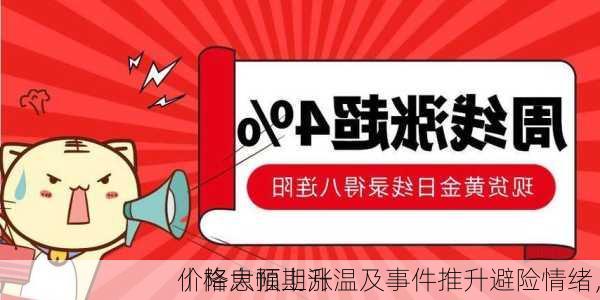 
丨降息预期升温及事件推升避险情绪，
价格大幅上涨