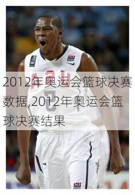 2012年奥运会篮球决赛数据,2012年奥运会篮球决赛结果