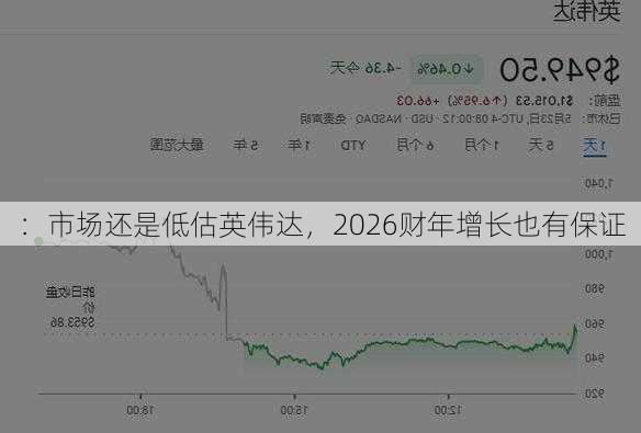 
：市场还是低估英伟达，2026财年增长也有保证