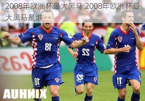 2008年欧洲杯最大黑马,2008年欧洲杯最大黑马是谁