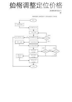 价格调整：
如何调整定位价格