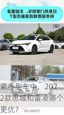 紧凑型车中，2022款思域和雷凌哪个更优？