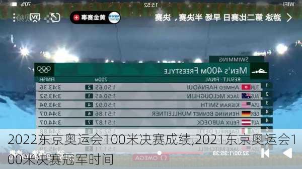 2022东京奥运会100米决赛成绩,2021东京奥运会100米决赛冠军时间