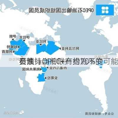 石油
员预计OPEC+有约70%的可能
会维持当前限产措施不变