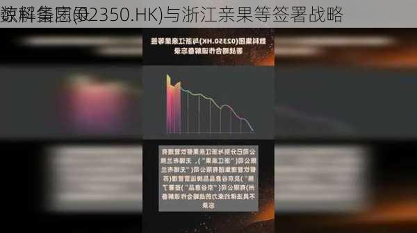 数科集团(02350.HK)与浙江亲果等签署战略
谅解备忘录