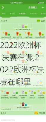 2022欧洲杯 决赛在哪,2022欧洲杯决赛在哪里