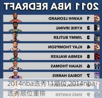 2014nba选秀11顺位,2014nba选秀顺位重排