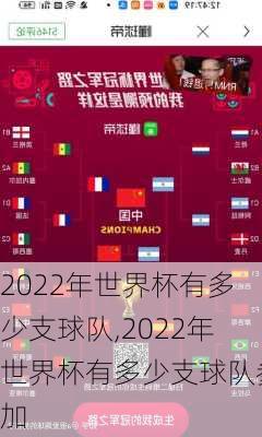 2022年世界杯有多少支球队,2022年世界杯有多少支球队参加