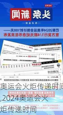 奥运会火炬传递时间,2024奥运会火炬传递时间