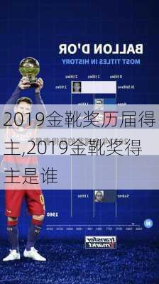 2019金靴奖历届得主,2019金靴奖得主是谁