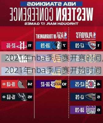 2021年nba季后赛开赛时间,2021年nba季后赛开始时间