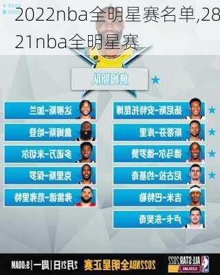 2022nba全明星赛名单,2821nba全明星赛