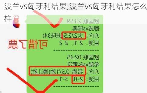 波兰vs匈牙利结果,波兰vs匈牙利结果怎么样