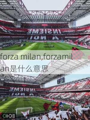 forza milan,forzamilan是什么意思