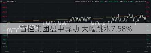 首控集团盘中异动 大幅跳水7.58%