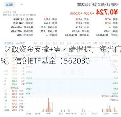 敲黑板！财政资金支撑+需求端提振，海光信息涨超2%，信创ETF基金（562030）
收红！