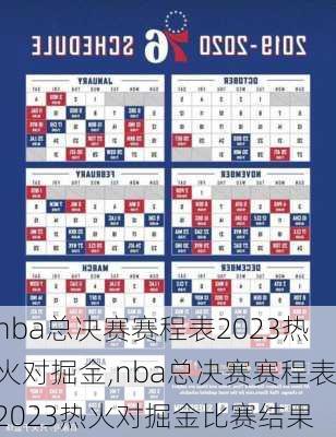 nba总决赛赛程表2023热火对掘金,nba总决赛赛程表2023热火对掘金比赛结果