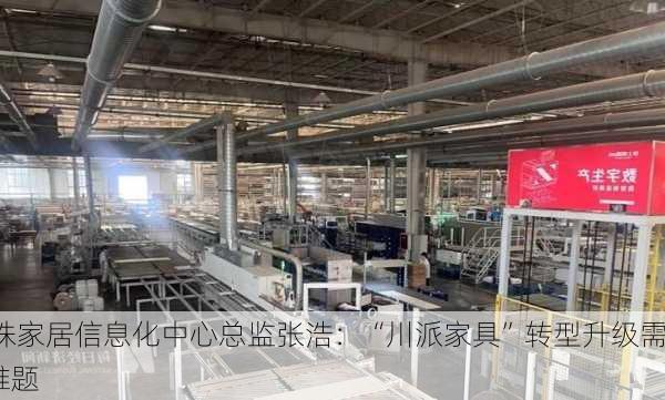 掌上明珠家居信息化中心总监张浩：“川派家具”转型升级需
“断层”难题