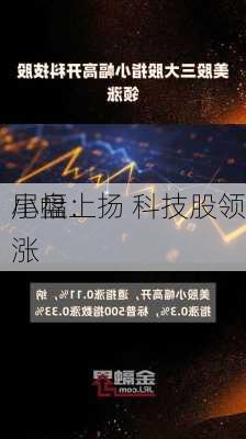 尾盘：
小幅上扬 科技股领涨