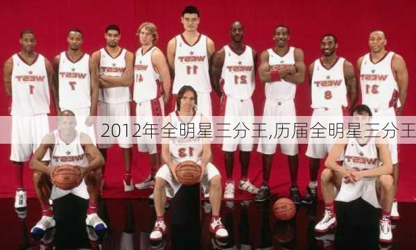 2012年全明星三分王,历届全明星三分王