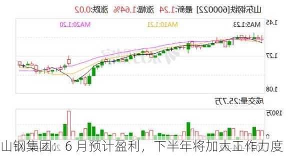 山钢集团：6 月预计盈利，下半年将加大工作力度