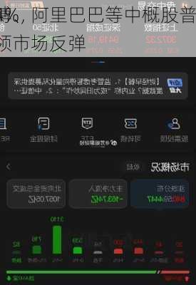 微博、阿里巴巴等中概股普涨：
超4%，引领市场反弹