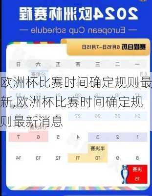 欧洲杯比赛时间确定规则最新,欧洲杯比赛时间确定规则最新消息