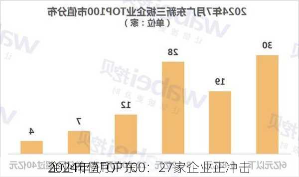 2024年7月广东
企业市值TOP100：27家企业正冲击
