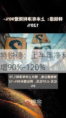 特锐德：上半年净利预增90%-120%