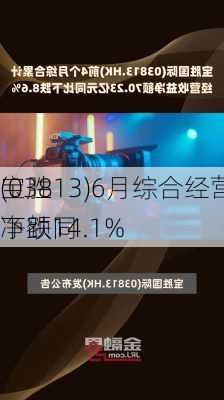 宝胜
(03813)6月综合经营收益净额同
下跌14.1%