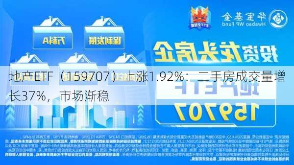 地产ETF（159707）上涨1.92%：二手房成交量增长37%，市场渐稳