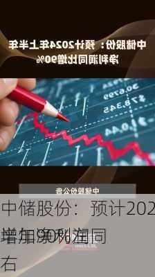 中储股份：预计2024年上半年净利润同
增加90%左右