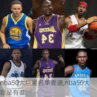 nba50大巨星名单麦迪,nba50大巨星有谁