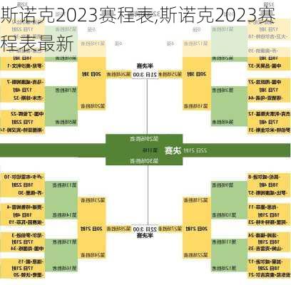 斯诺克2023赛程表,斯诺克2023赛程表最新