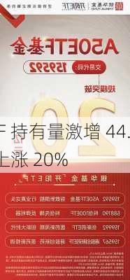 铂金 ETF 持有量激增 44.4 万
，价格上涨 20%