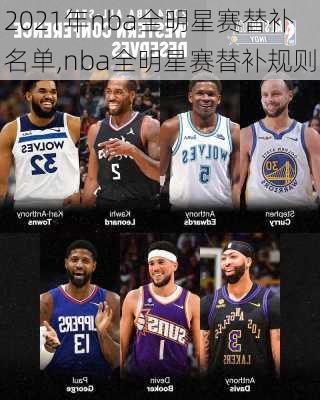 2021年nba全明星赛替补名单,nba全明星赛替补规则