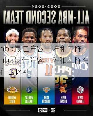 nba最佳阵容一阵和二阵,nba最佳阵容一阵和二阵有什么区别