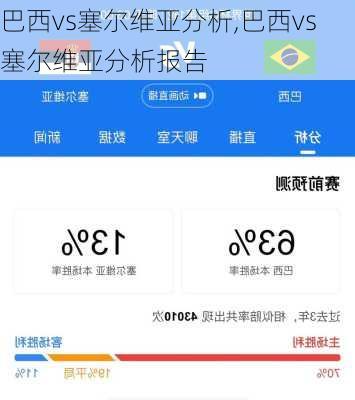 巴西vs塞尔维亚分析,巴西vs塞尔维亚分析报告