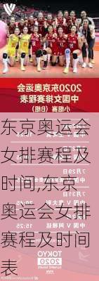 东京奥运会女排赛程及时间,东京奥运会女排赛程及时间表