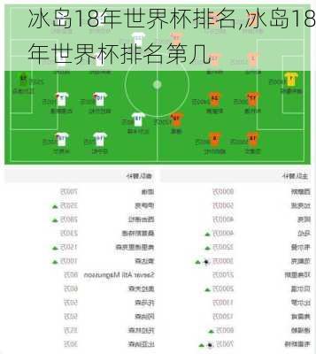 冰岛18年世界杯排名,冰岛18年世界杯排名第几