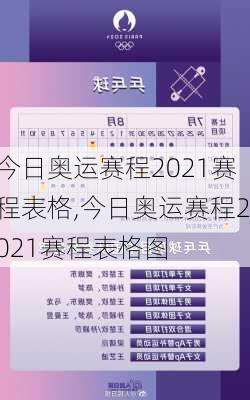 今日奥运赛程2021赛程表格,今日奥运赛程2021赛程表格图